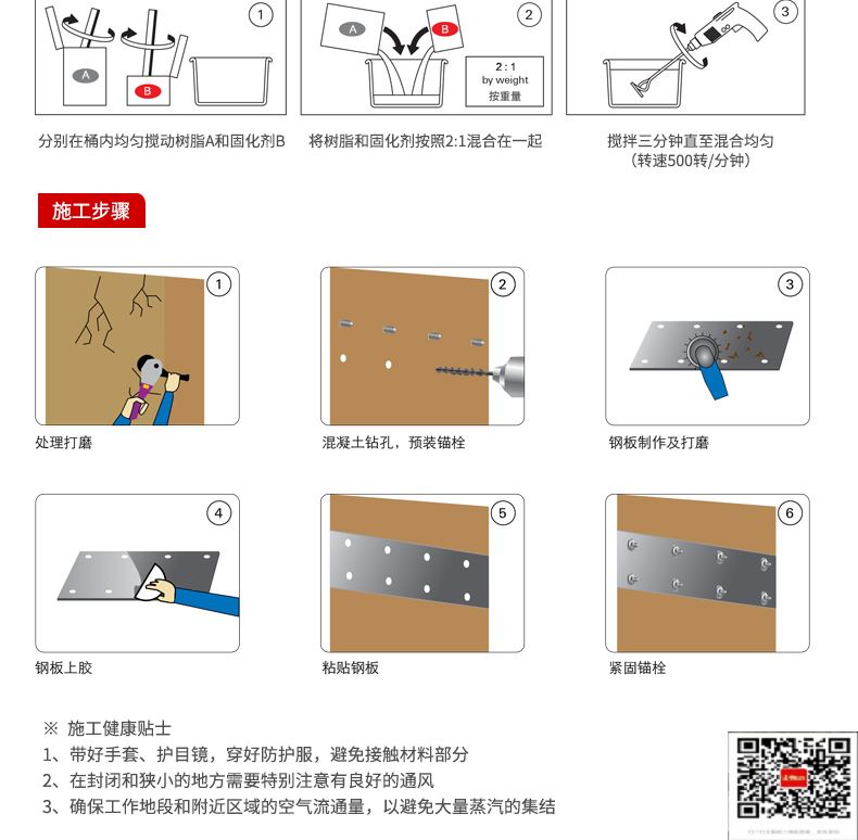 包钢兴文粘钢加固施工过程